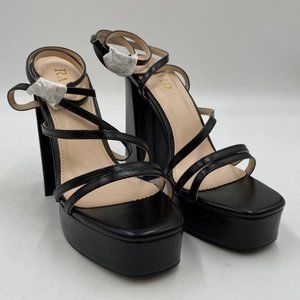 RAID Fia Platform Heel Sandal in Black